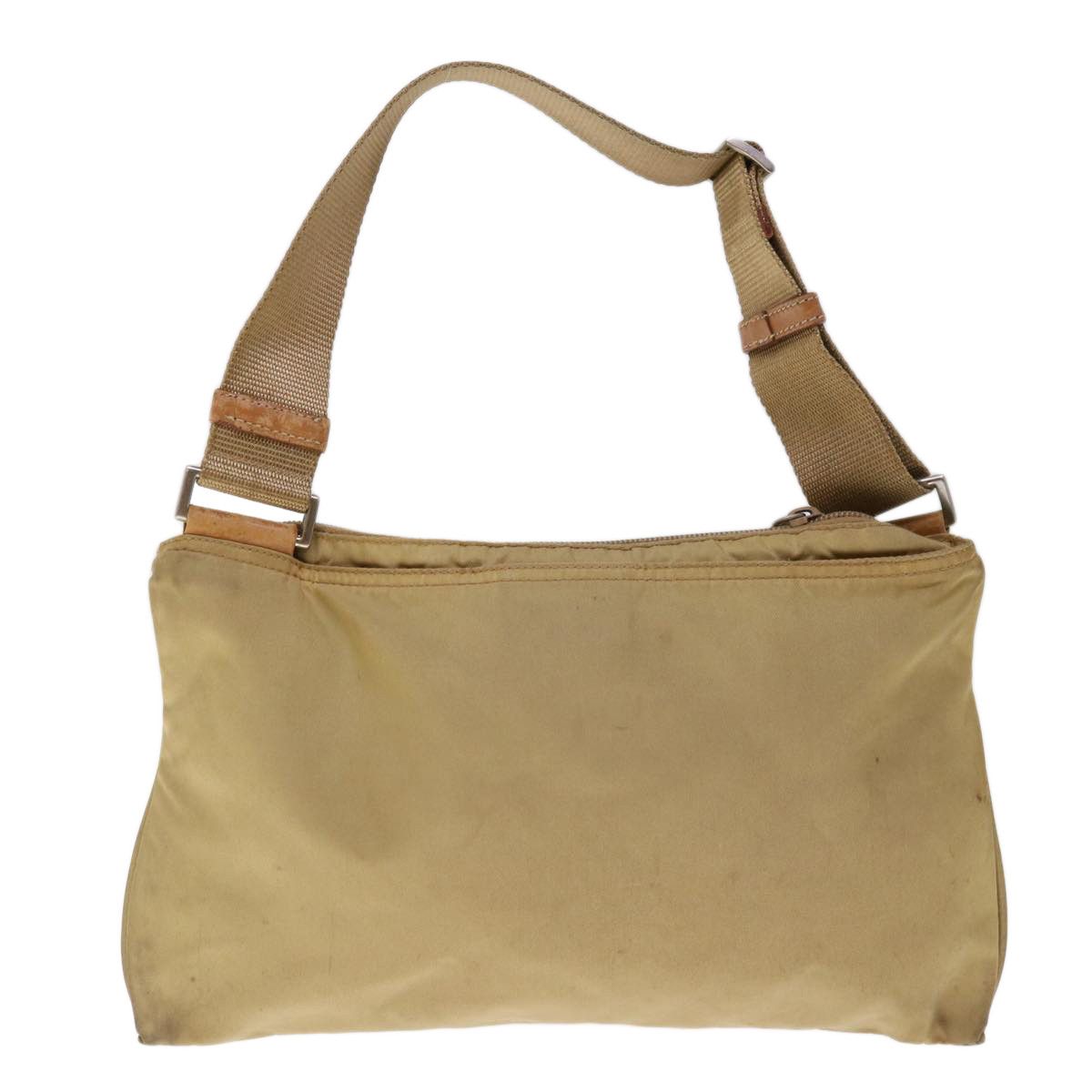 Prada Tessuto Beige Synthetic Shoulder Bag (Pre-Owned) Size ONE SIZE - 2 Thumbnail