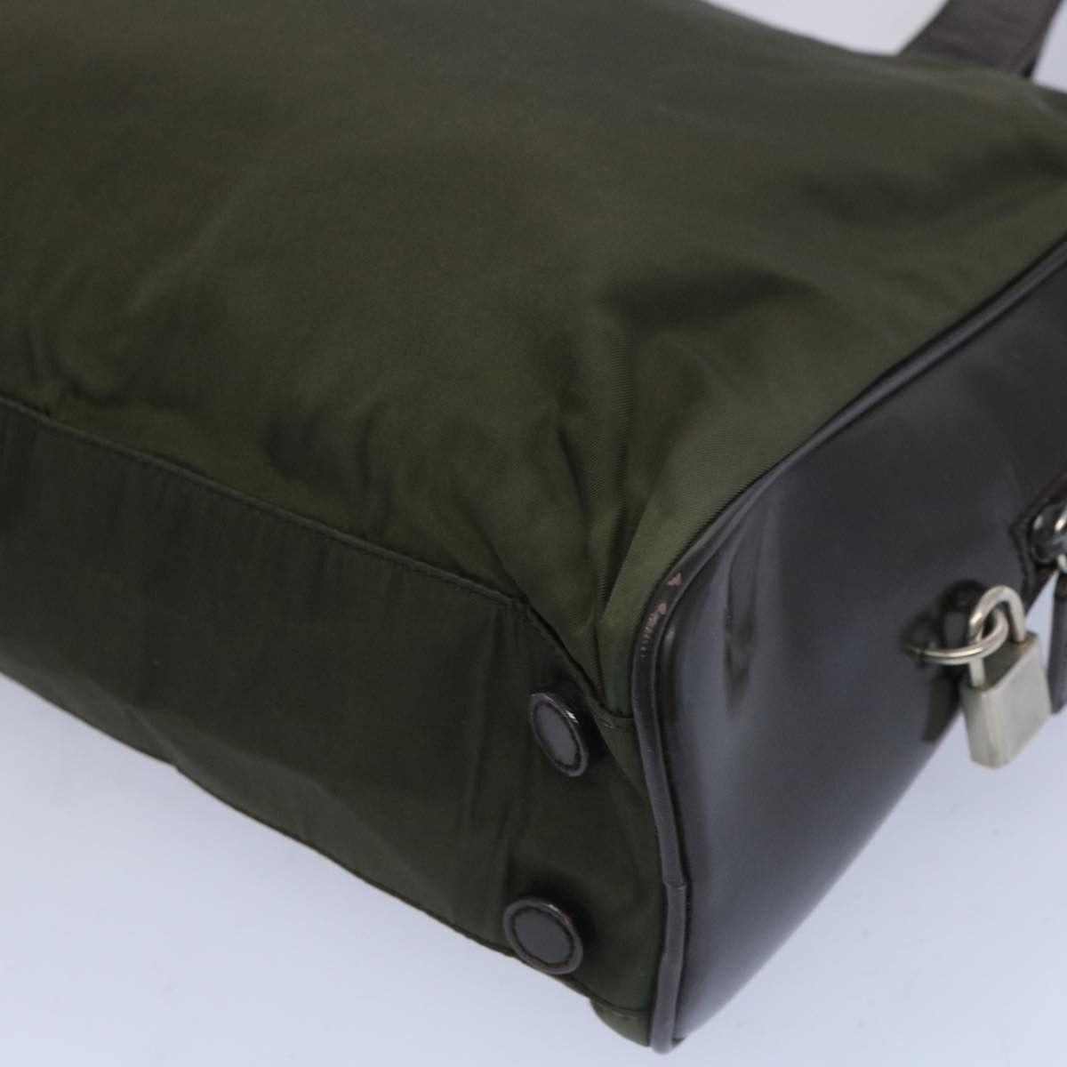 Prada Green Synthetic Tote Bag (Pre-Owned) Size ONE SIZE - 16 Thumbnail