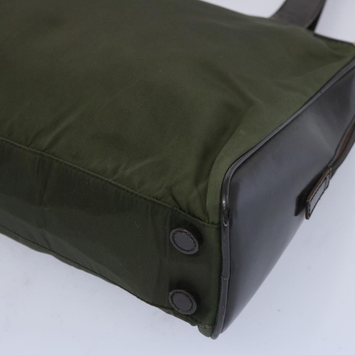 Prada Green Synthetic Tote Bag (Pre-Owned) Size ONE SIZE - 14 Thumbnail