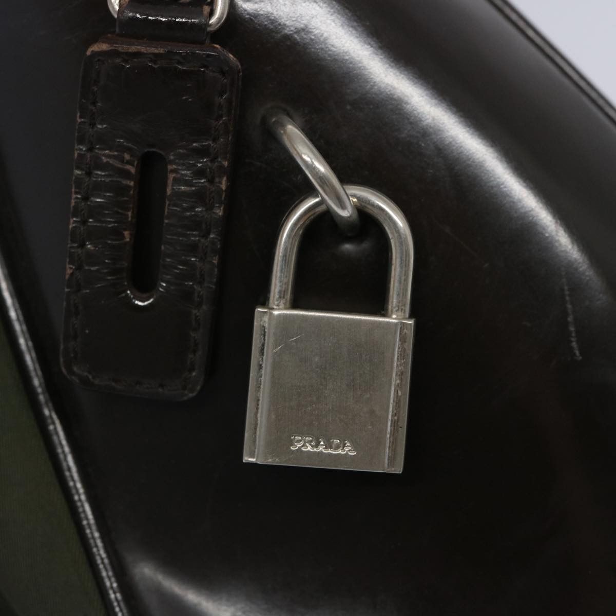 Prada Green Synthetic Tote Bag (Pre-Owned) Size ONE SIZE - 8 Thumbnail