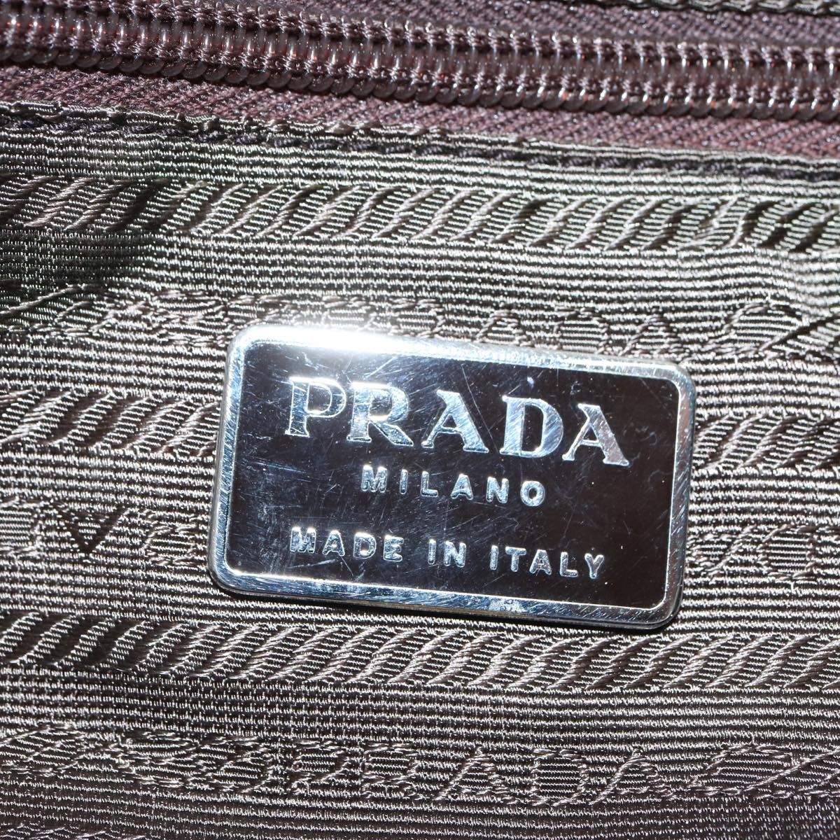 Prada Green Synthetic Tote Bag (Pre-Owned) Size ONE SIZE - 6 Thumbnail
