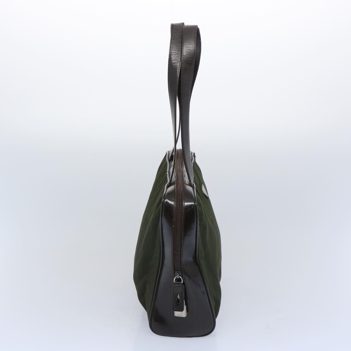 Prada Green Synthetic Tote Bag (Pre-Owned) Size ONE SIZE - 10 Thumbnail