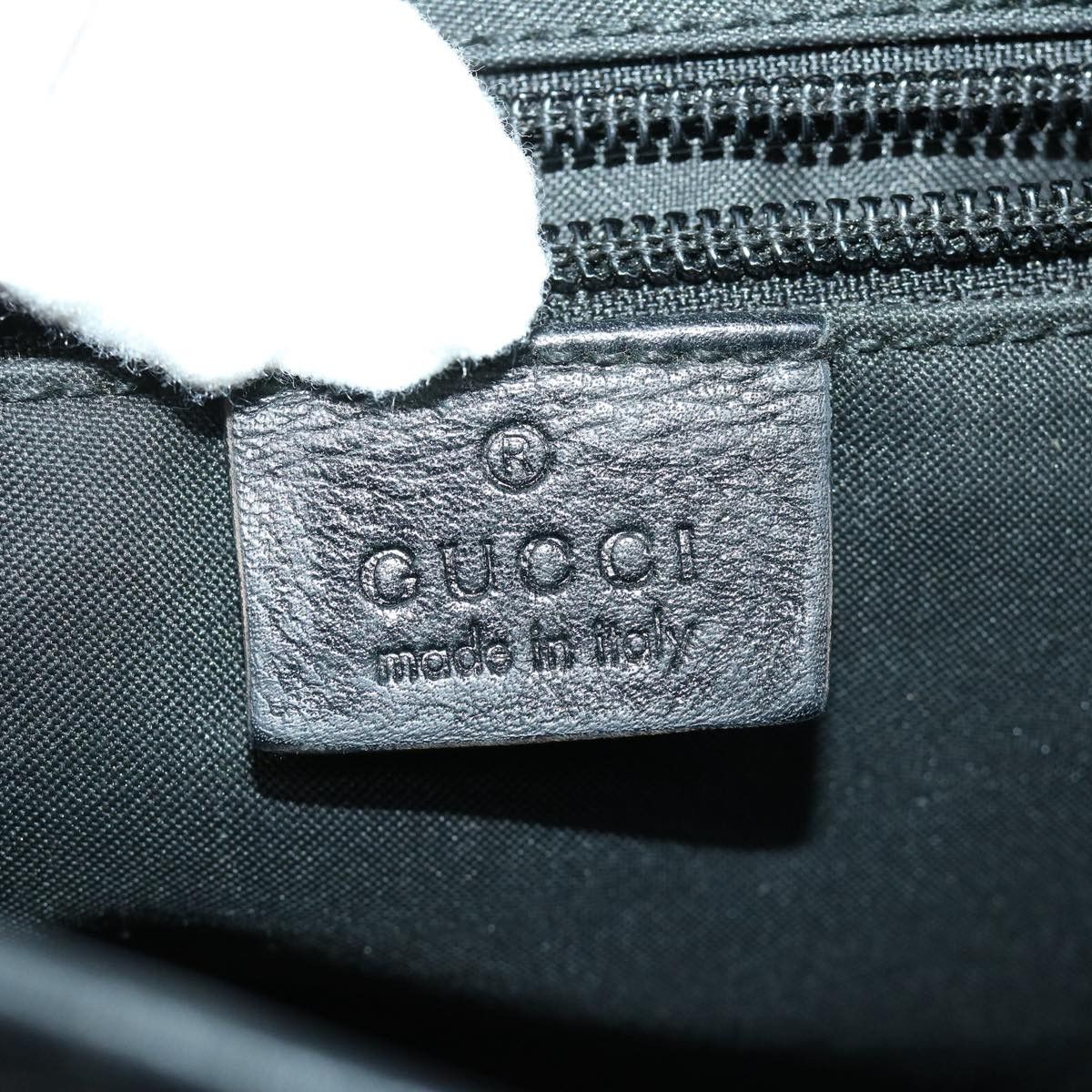 Gucci Gg Canvas Black Canvas Tote Bag (Pre-Owned) Size ONE SIZE - 7 Thumbnail
