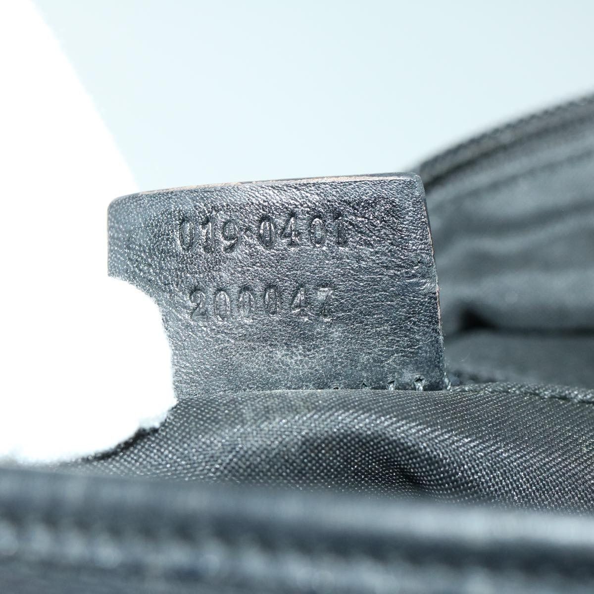 Gucci Gg Canvas Black Canvas Tote Bag (Pre-Owned) Size ONE SIZE - 6 Thumbnail