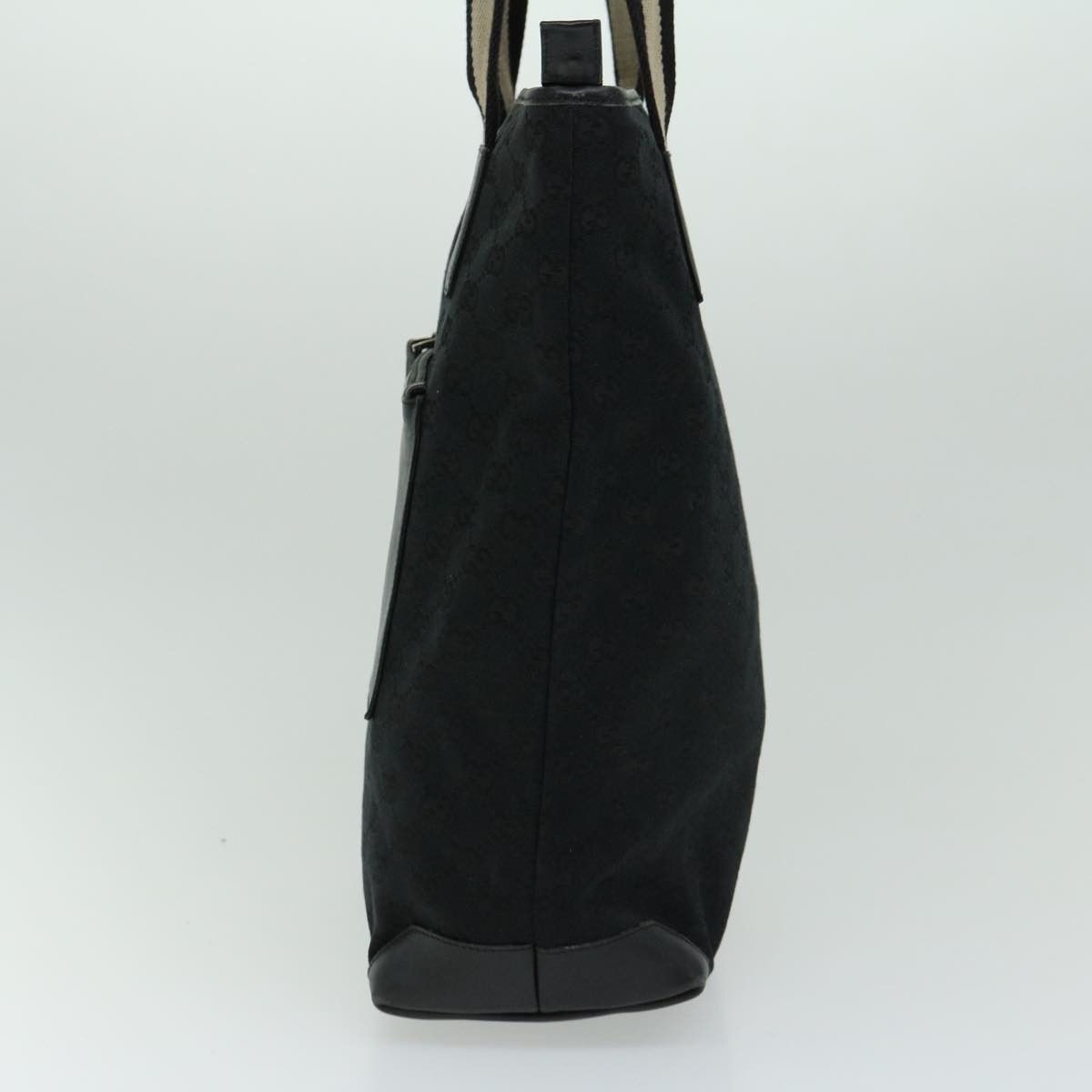 Gucci Gg Canvas Black Canvas Tote Bag (Pre-Owned) Size ONE SIZE - 10 Thumbnail