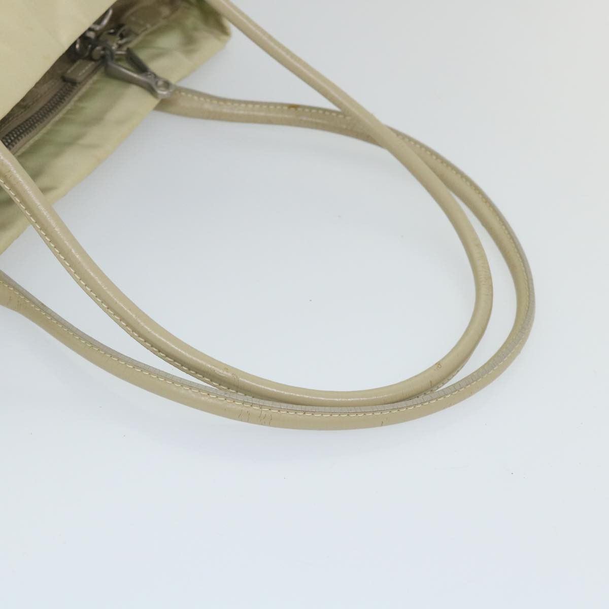 Prada Tessuto White Synthetic Shoulder Bag (Pre-Owned) Size ONE SIZE - 13 Thumbnail