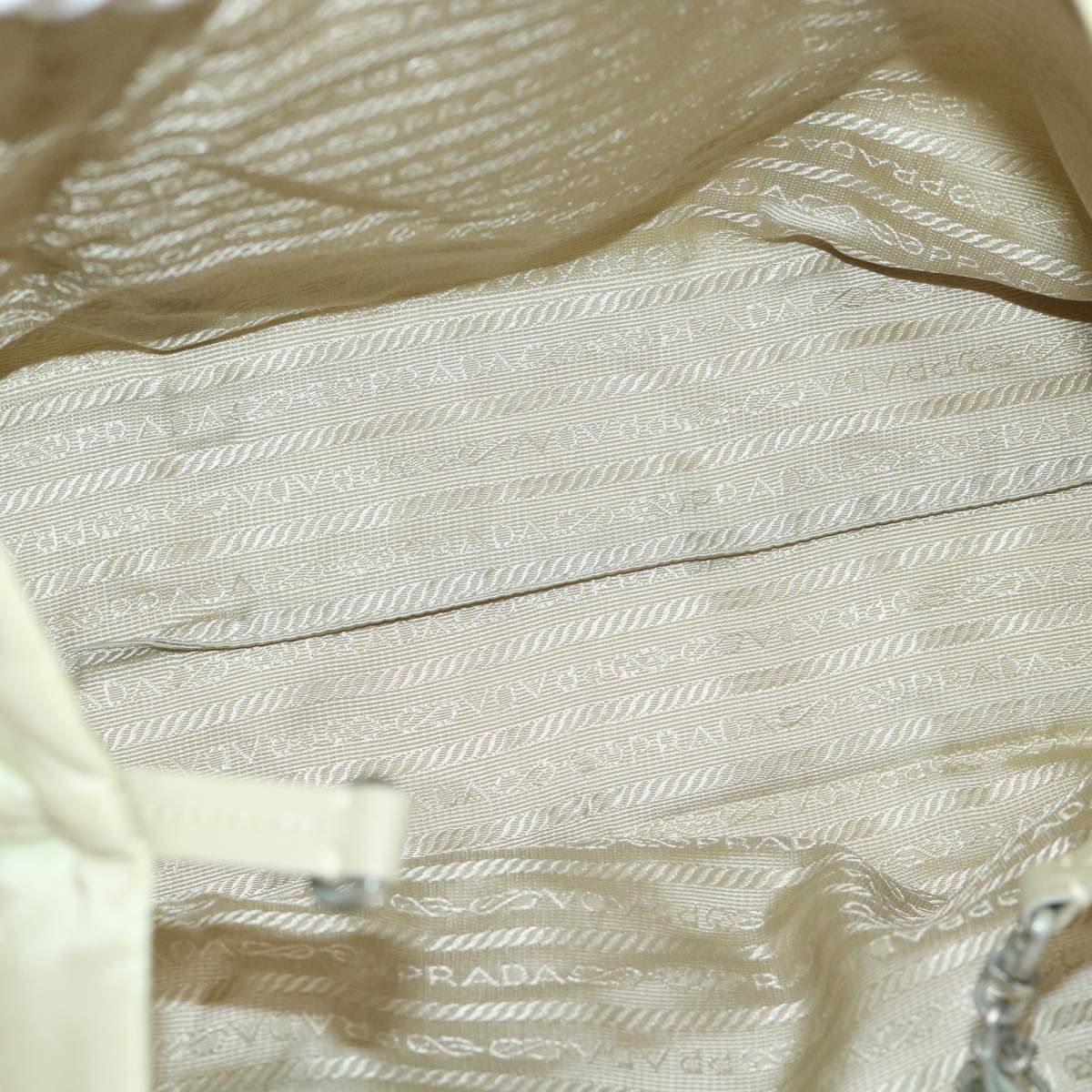 Prada Tessuto White Synthetic Shoulder Bag (Pre-Owned) Size ONE SIZE - 5 Thumbnail