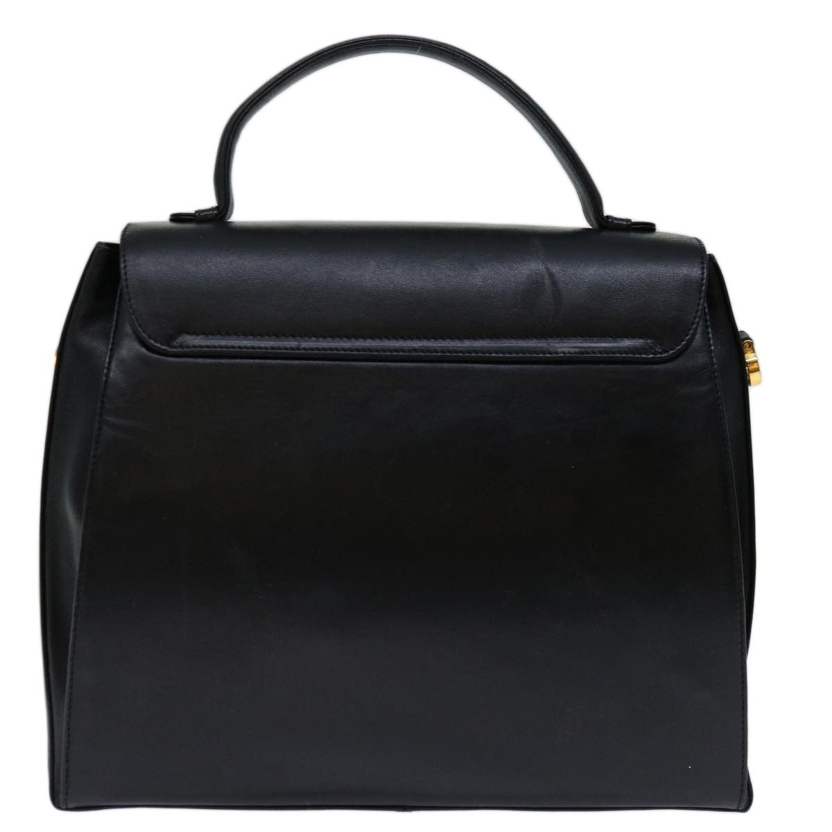 Salvatore Ferragamo Black Leather Handbag (Pre-Owned) Size ONE SIZE - 2 Thumbnail
