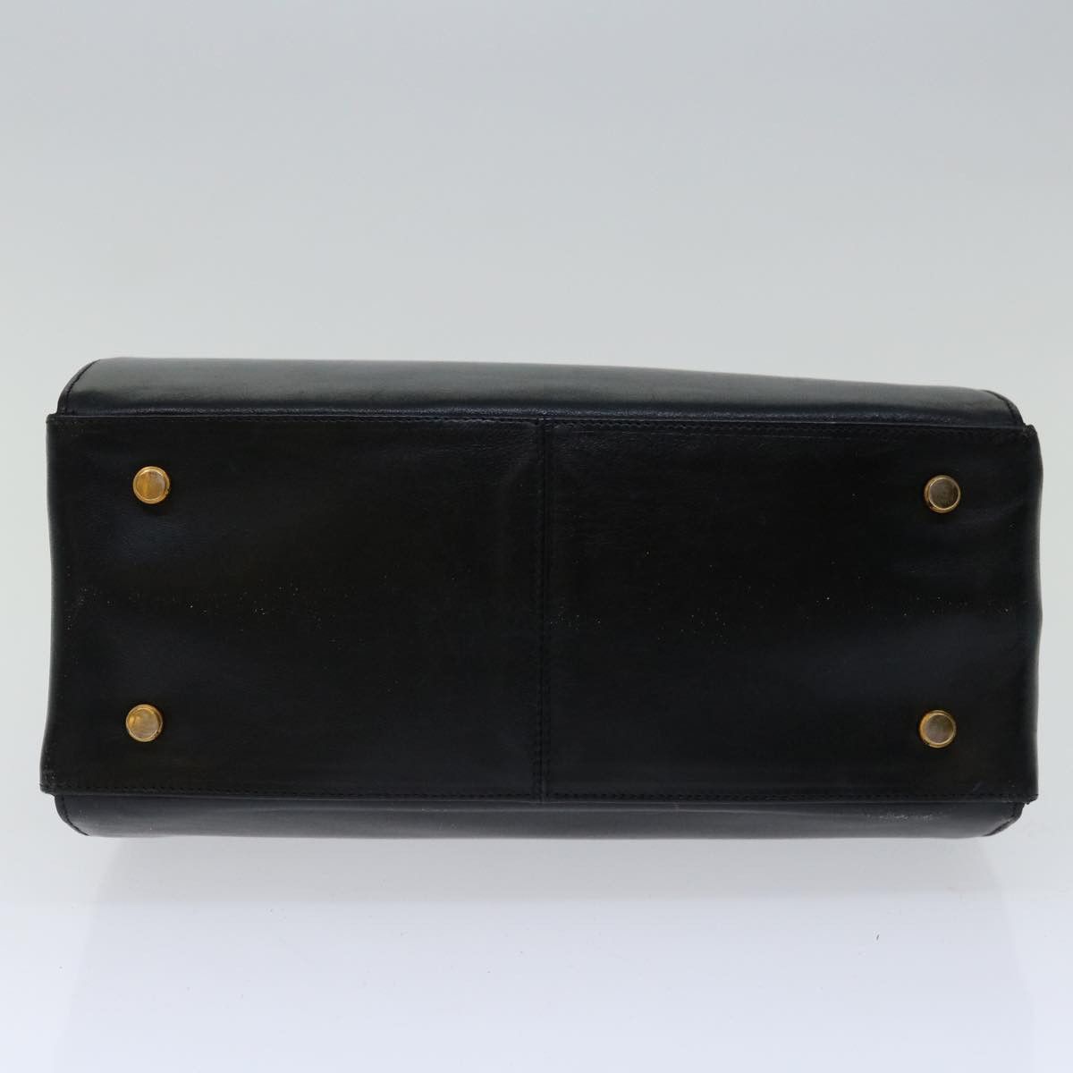 Salvatore Ferragamo Black Leather Handbag (Pre-Owned) Size ONE SIZE - 3 Thumbnail