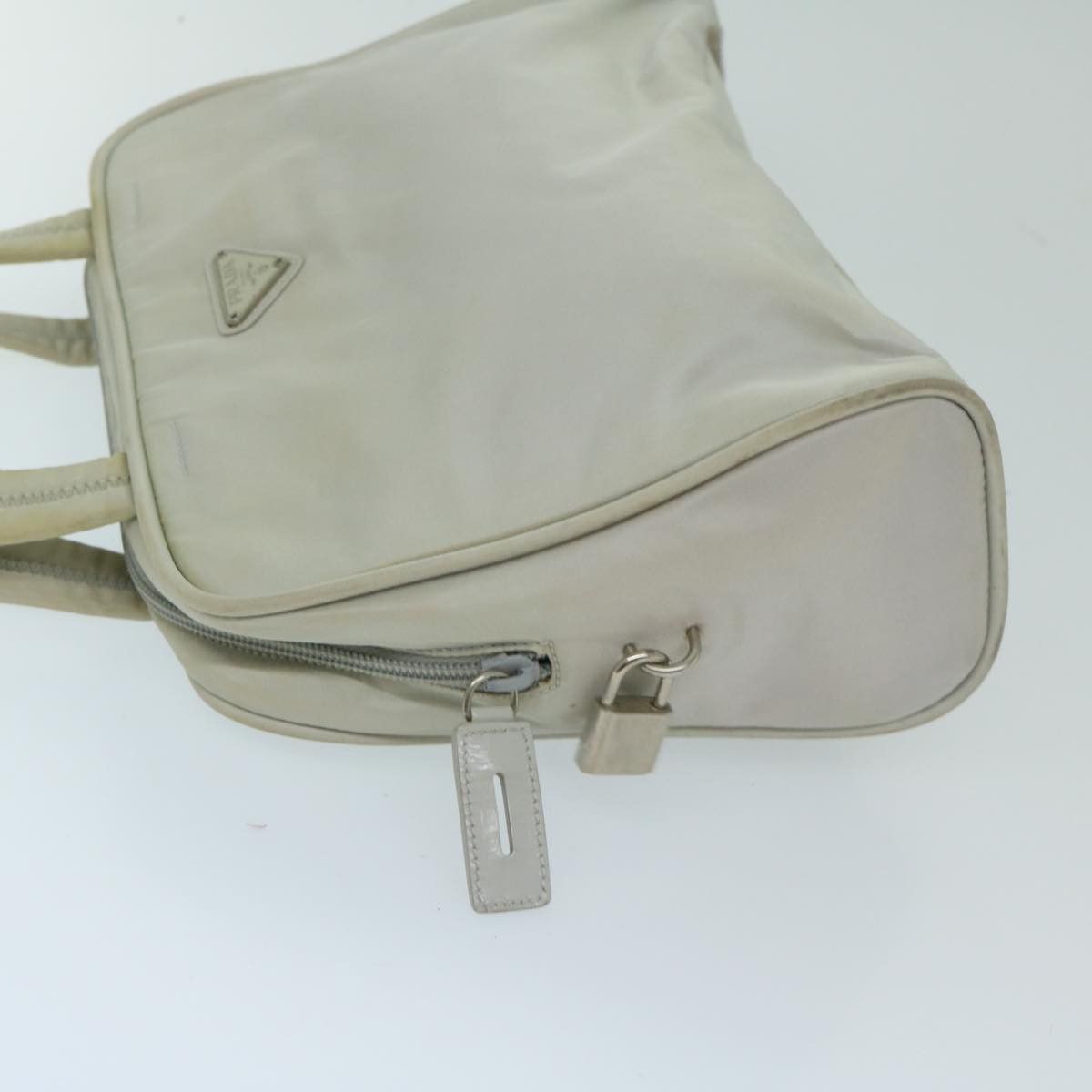Prada Tessuto Grey Synthetic Handbag (Pre-Owned) Size ONE SIZE - 10 Thumbnail
