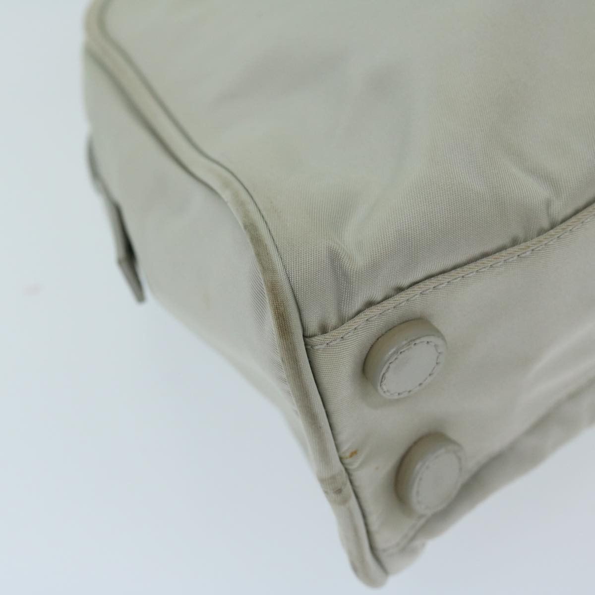 Prada Tessuto Grey Synthetic Handbag (Pre-Owned) Size ONE SIZE - 16 Thumbnail