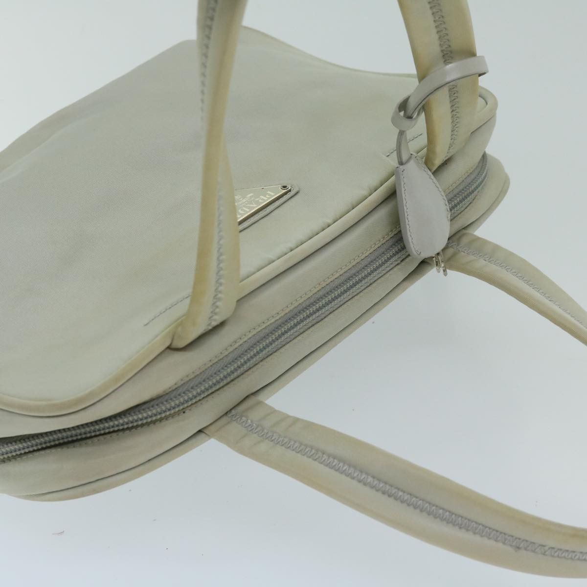 Prada Tessuto Grey Synthetic Handbag (Pre-Owned) Size ONE SIZE - 4 Thumbnail