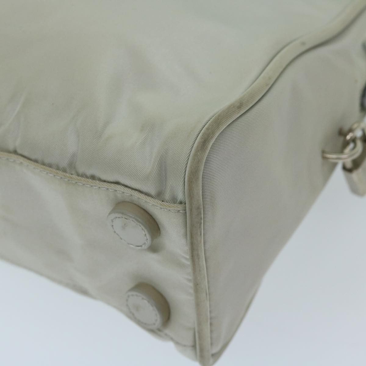 Prada Tessuto Grey Synthetic Handbag (Pre-Owned) Size ONE SIZE - 15 Thumbnail