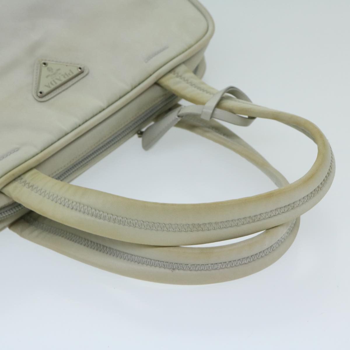 Prada Tessuto Grey Synthetic Handbag (Pre-Owned) Size ONE SIZE - 18 Thumbnail