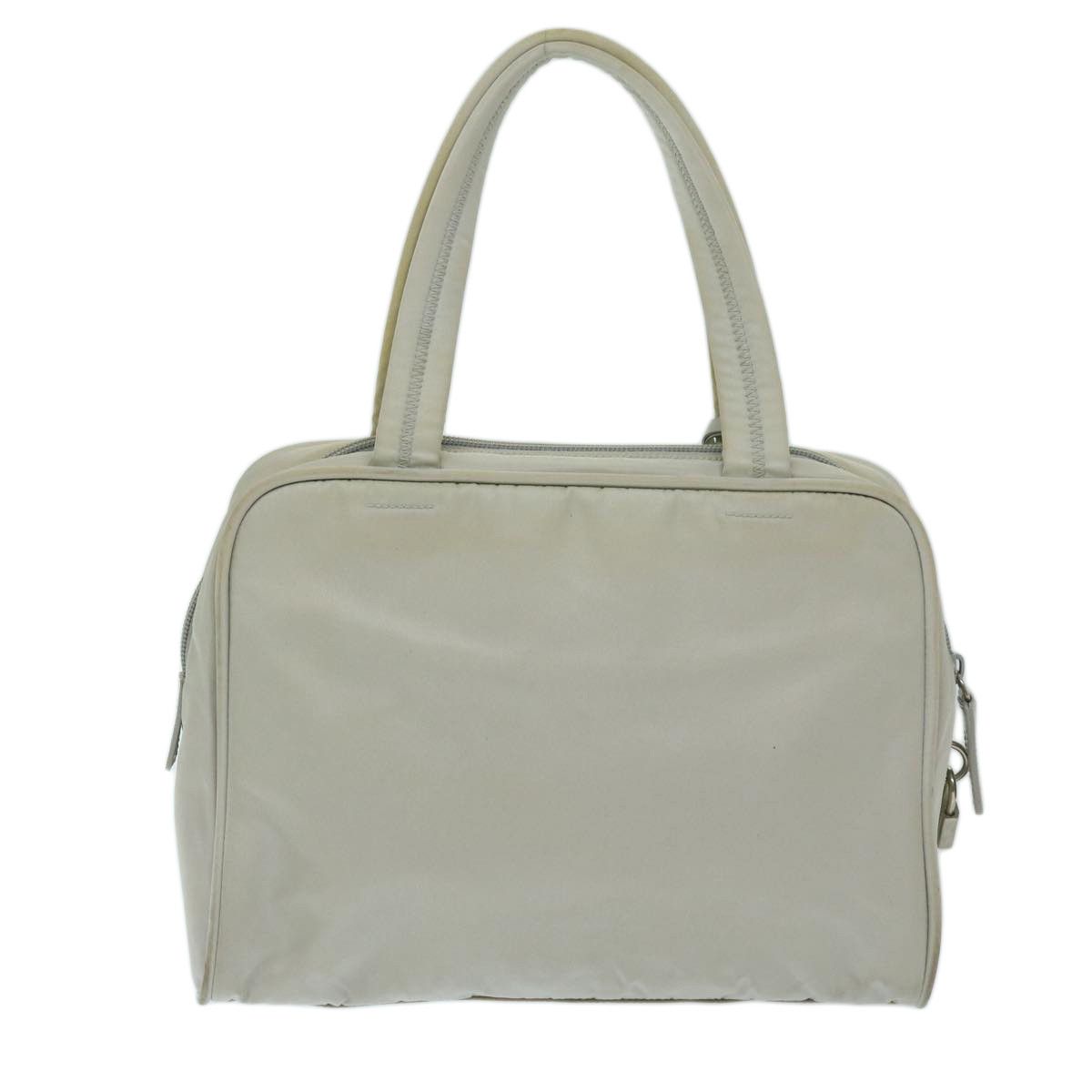 Prada Tessuto Grey Synthetic Handbag (Pre-Owned) Size ONE SIZE - 2 Thumbnail