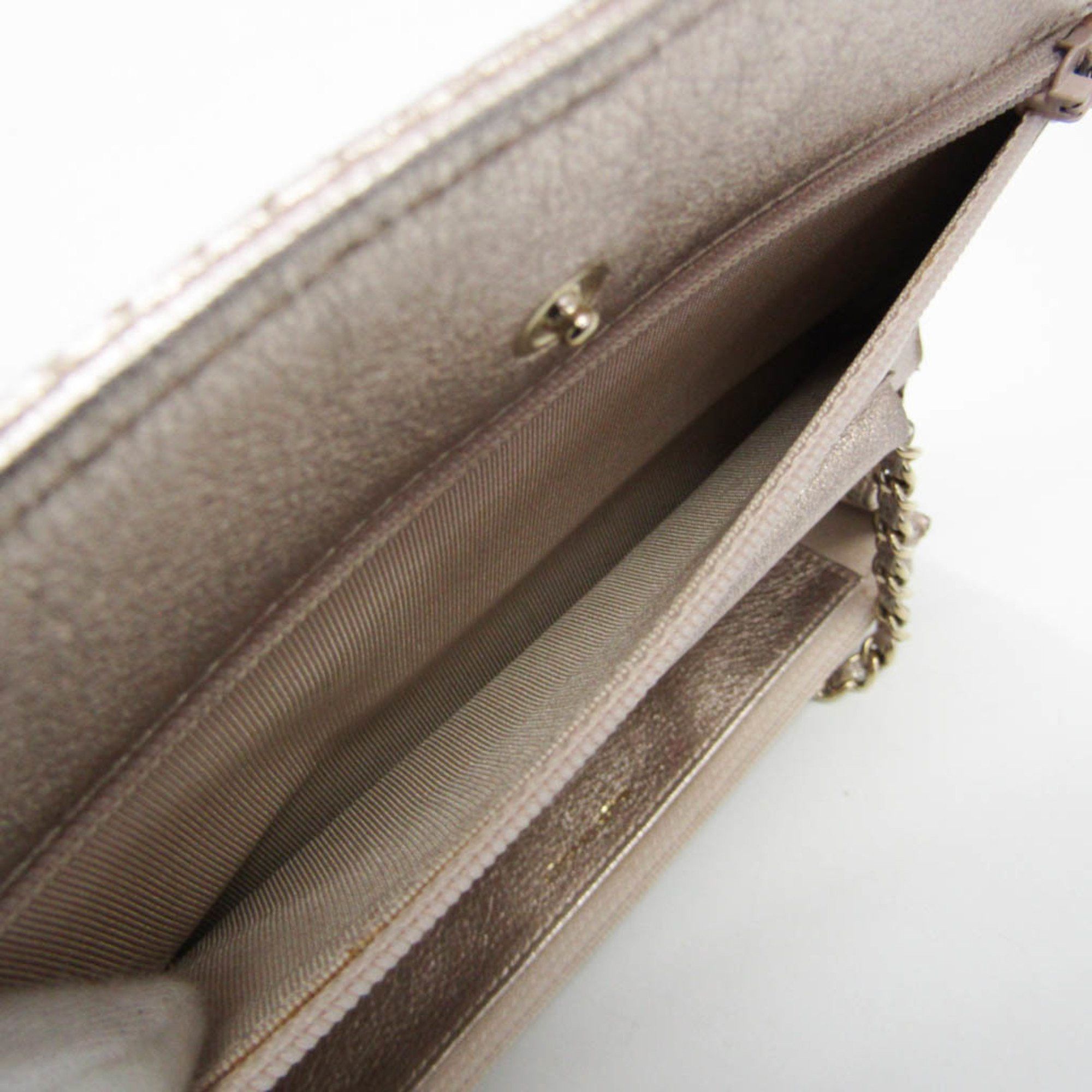 Chanel Wallet On Chain Pink Leather Wallet (Pre-Owned) Size ONE SIZE - 13 Thumbnail
