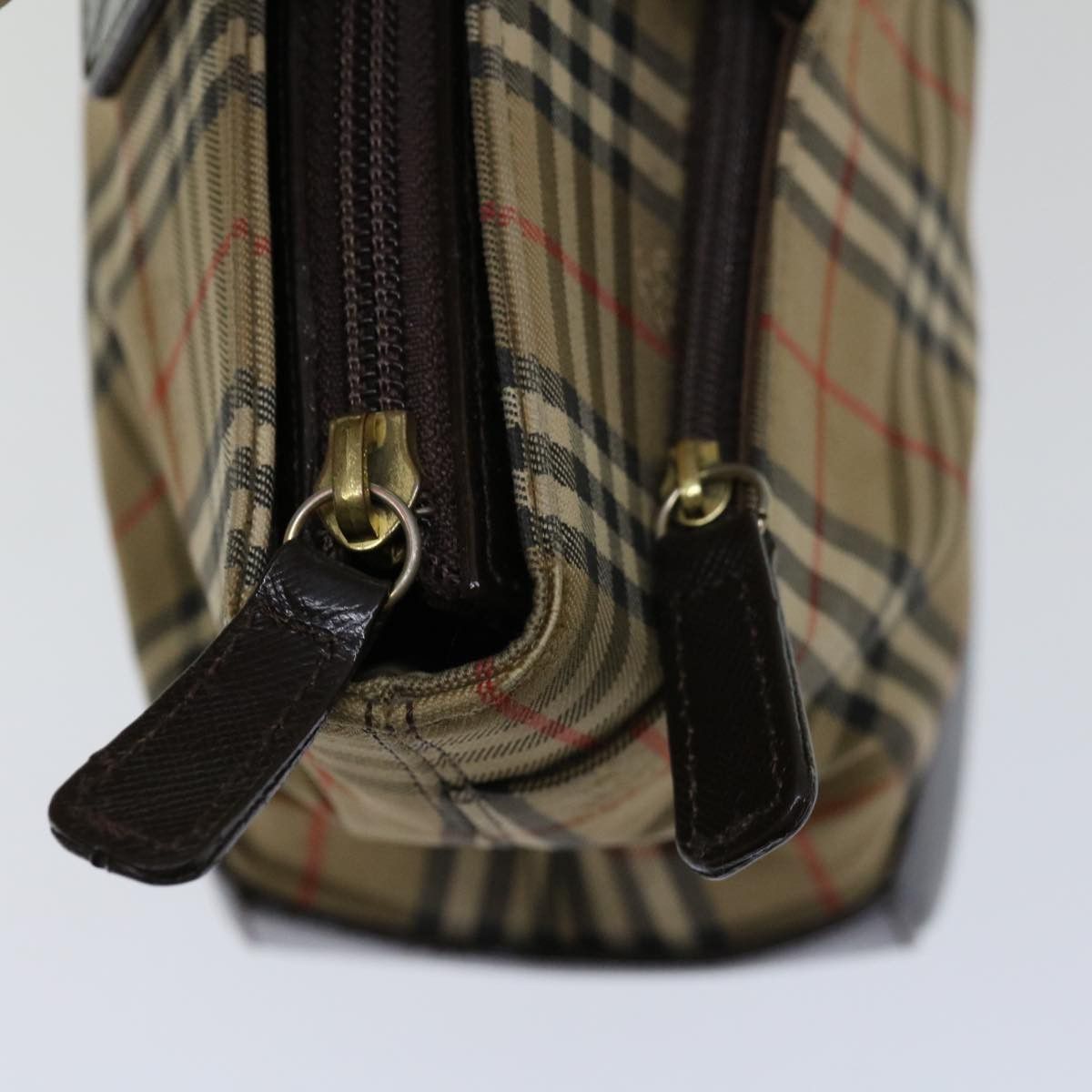 Burberry Nova Check Beige Canvas Handbag (Pre-Owned) Size ONE SIZE - 17 Thumbnail