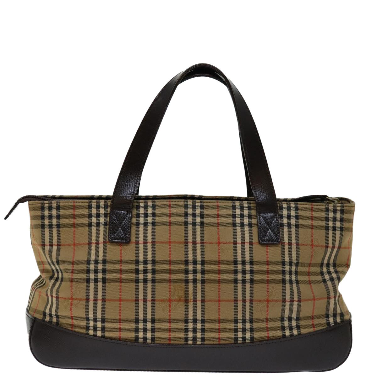 Burberry Nova Check Beige Canvas Handbag (Pre-Owned) Size ONE SIZE - 2 Thumbnail