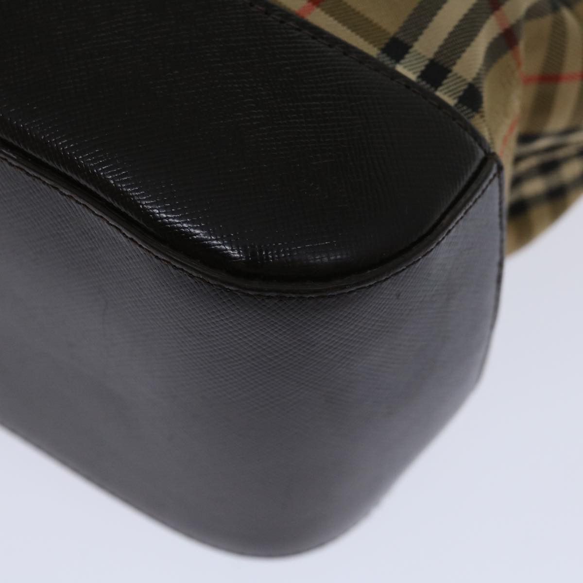 Burberry Nova Check Beige Canvas Handbag (Pre-Owned) Size ONE SIZE - 16 Thumbnail