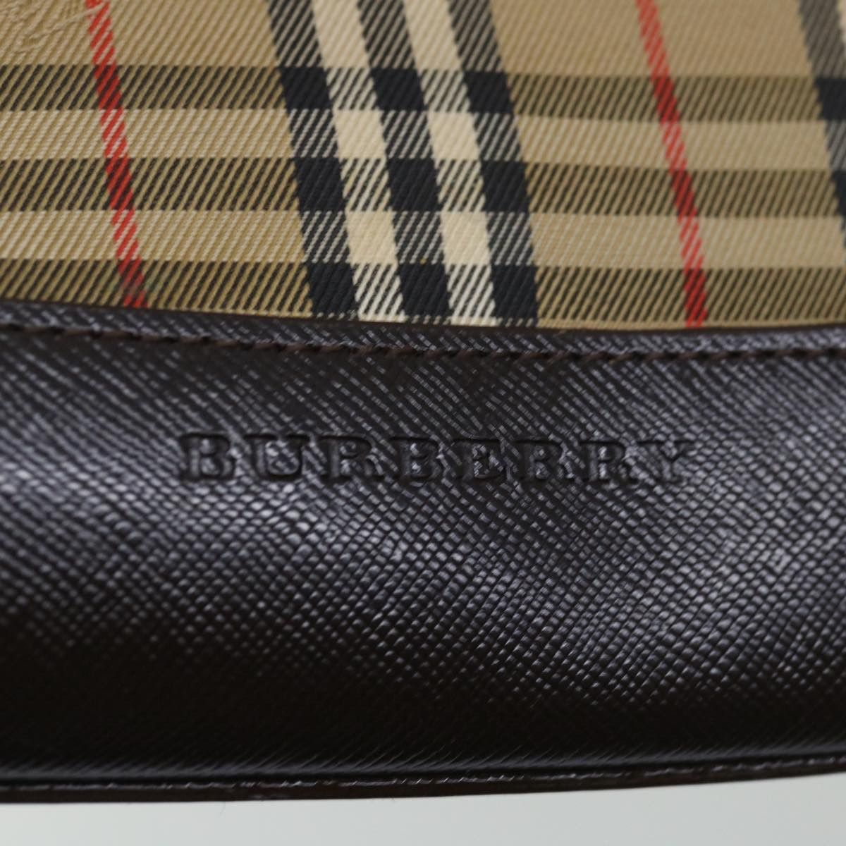 Burberry Nova Check Beige Canvas Handbag (Pre-Owned) Size ONE SIZE - 6 Thumbnail