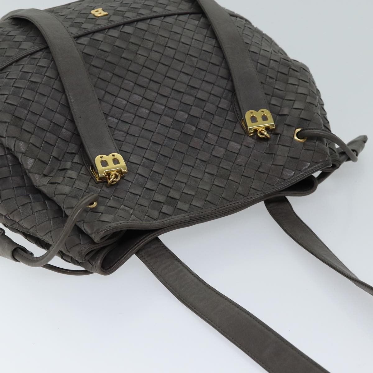 Bally Grey Leather Shoulder Bag (Pre-Owned) Size ONE SIZE - 9 Thumbnail