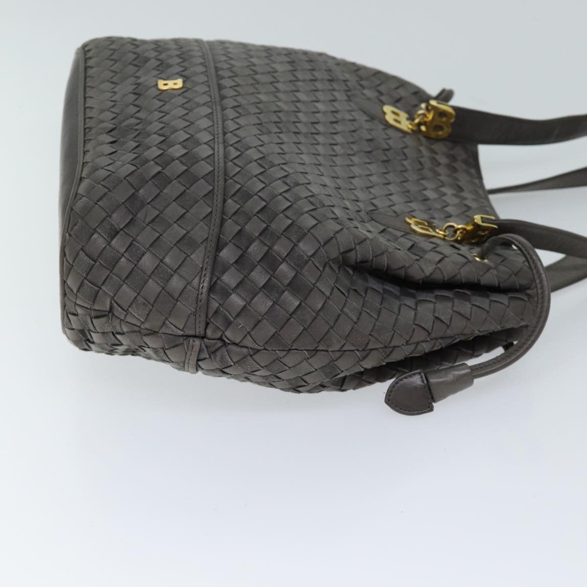 Bally Grey Leather Shoulder Bag (Pre-Owned) Size ONE SIZE - 4 Thumbnail