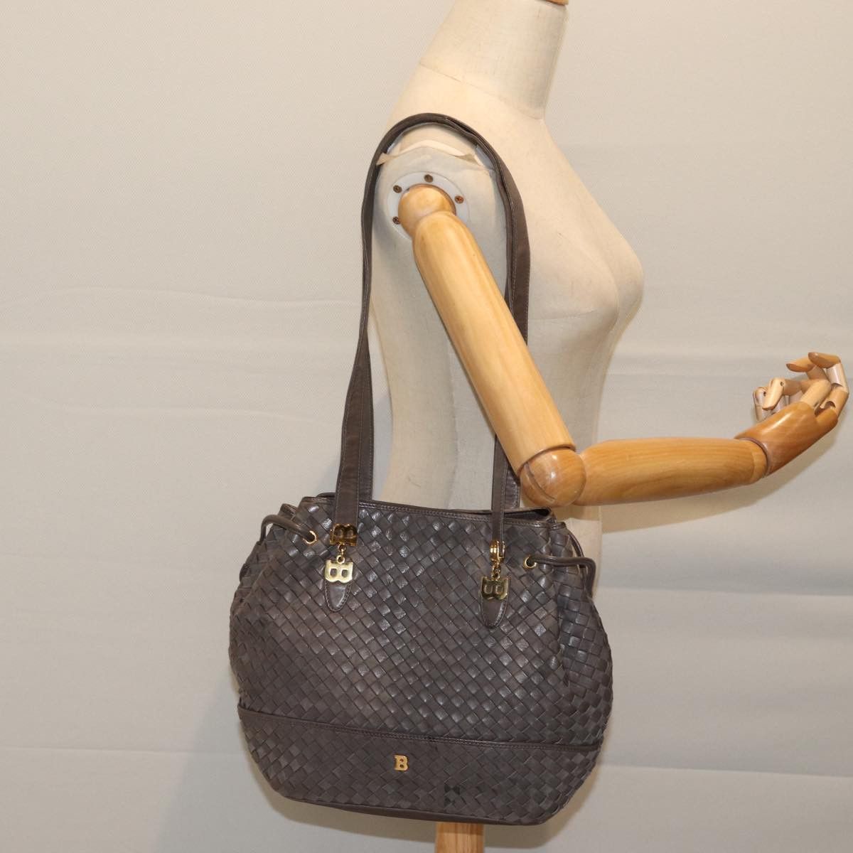 Bally Grey Leather Shoulder Bag (Pre-Owned) Size ONE SIZE - 6 Thumbnail