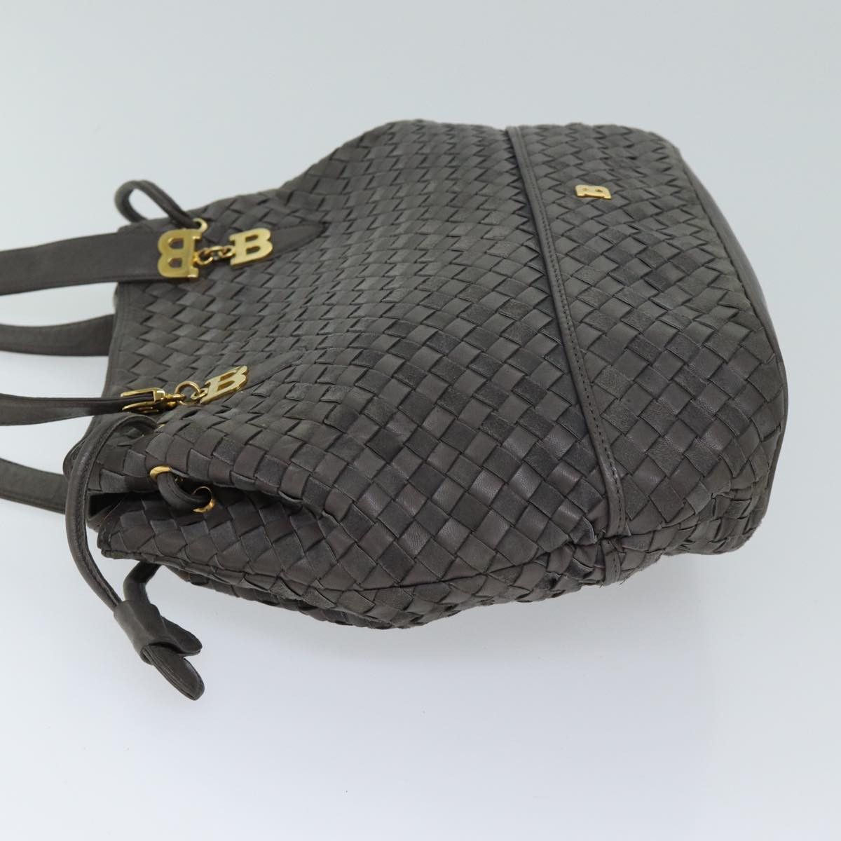 Bally Grey Leather Shoulder Bag (Pre-Owned) Size ONE SIZE - 8 Thumbnail