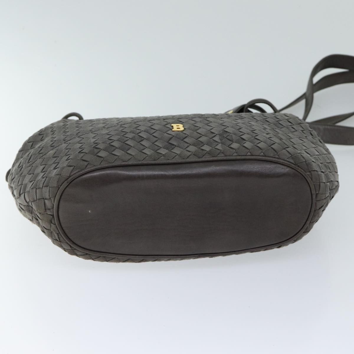 Bally Grey Leather Shoulder Bag (Pre-Owned) Size ONE SIZE - 3 Thumbnail