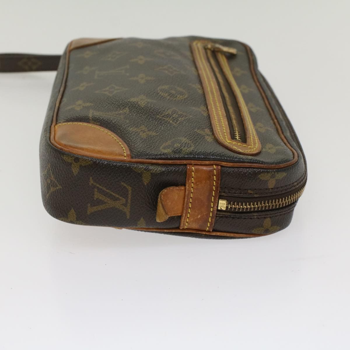Louis Vuitton Marly Dragonne Brown Canvas Clutch Bag (Pre-Owned) Size ONE SIZE - 9 Thumbnail