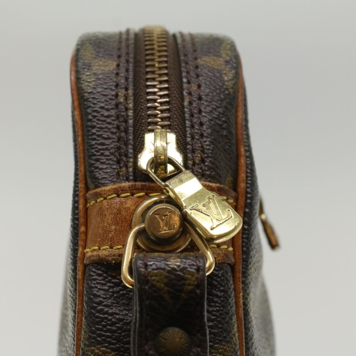 Louis Vuitton Marly Dragonne Brown Canvas Clutch Bag (Pre-Owned) Size ONE SIZE - 16 Thumbnail