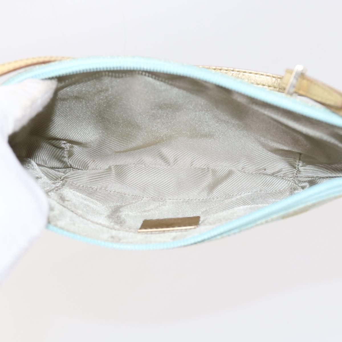 Gucci Gg Canvas Blue Canvas Clutch Bag (Pre-Owned) Size ONE SIZE - 5 Thumbnail