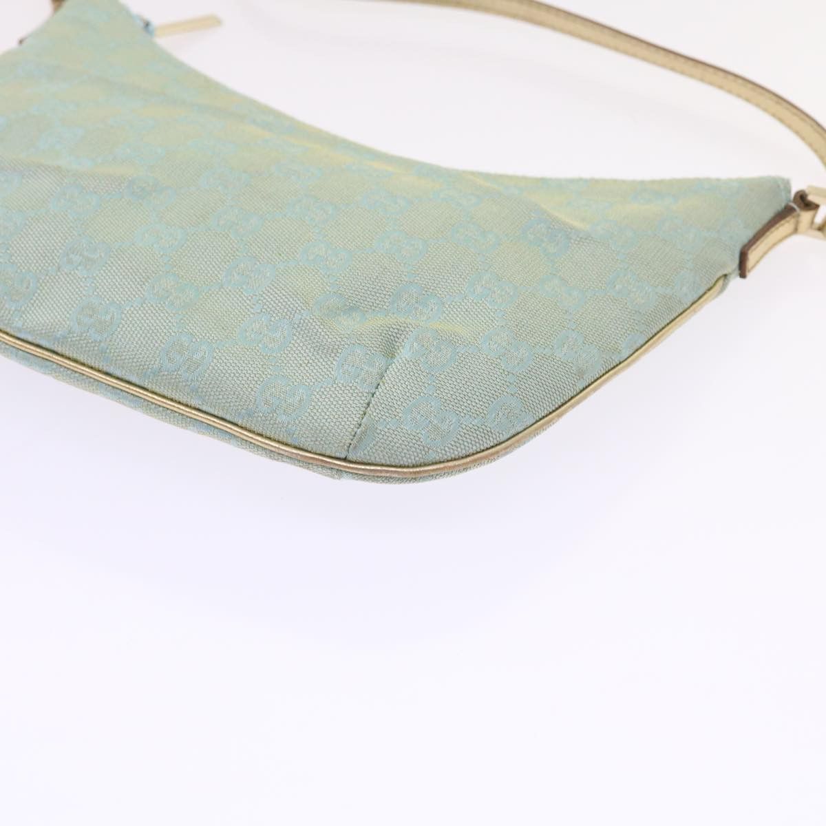 Gucci Gg Canvas Blue Canvas Clutch Bag (Pre-Owned) Size ONE SIZE - 9 Thumbnail
