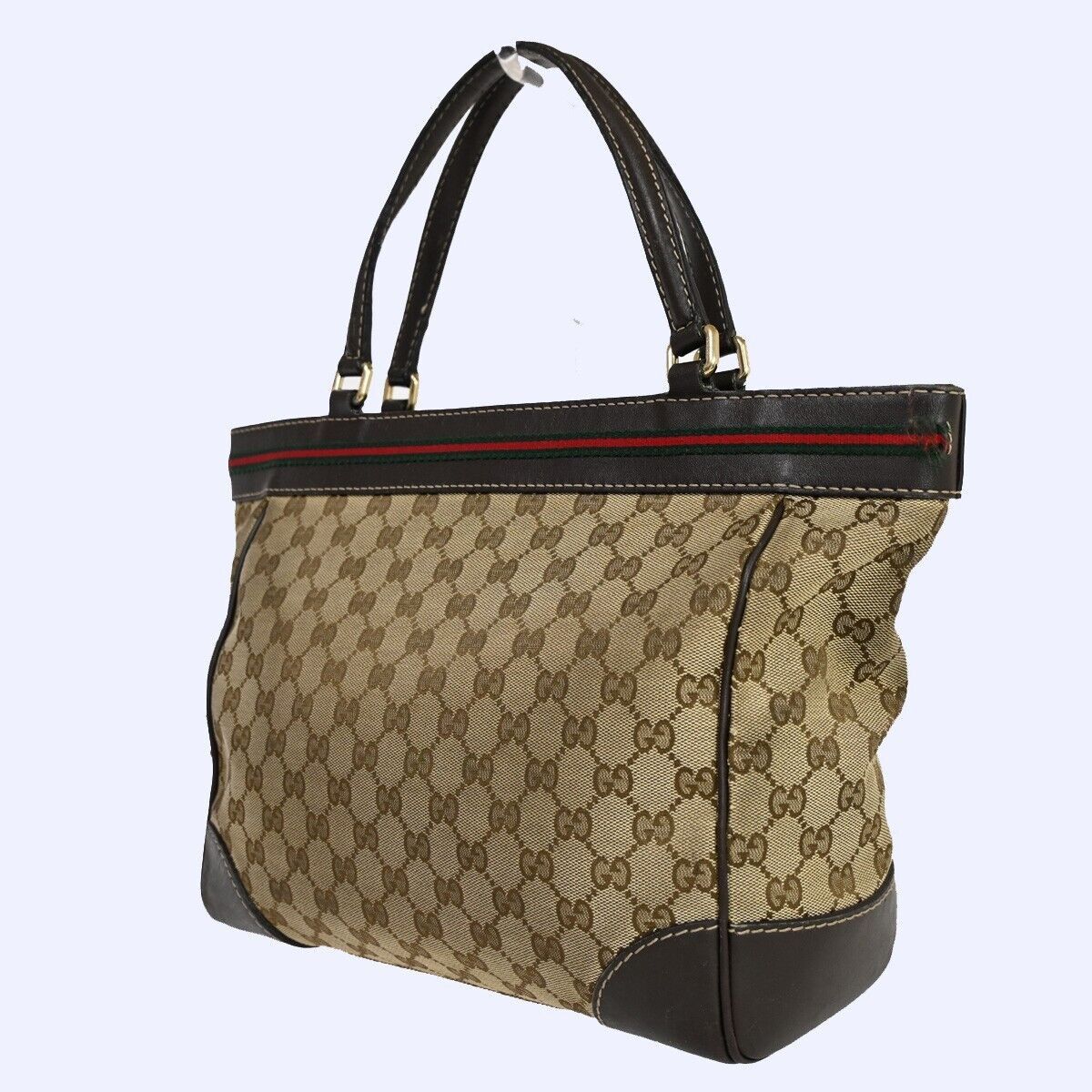 Gucci Ophidia Beige Canvas Handbag (Pre-Owned) Size ONE SIZE - 4 Thumbnail
