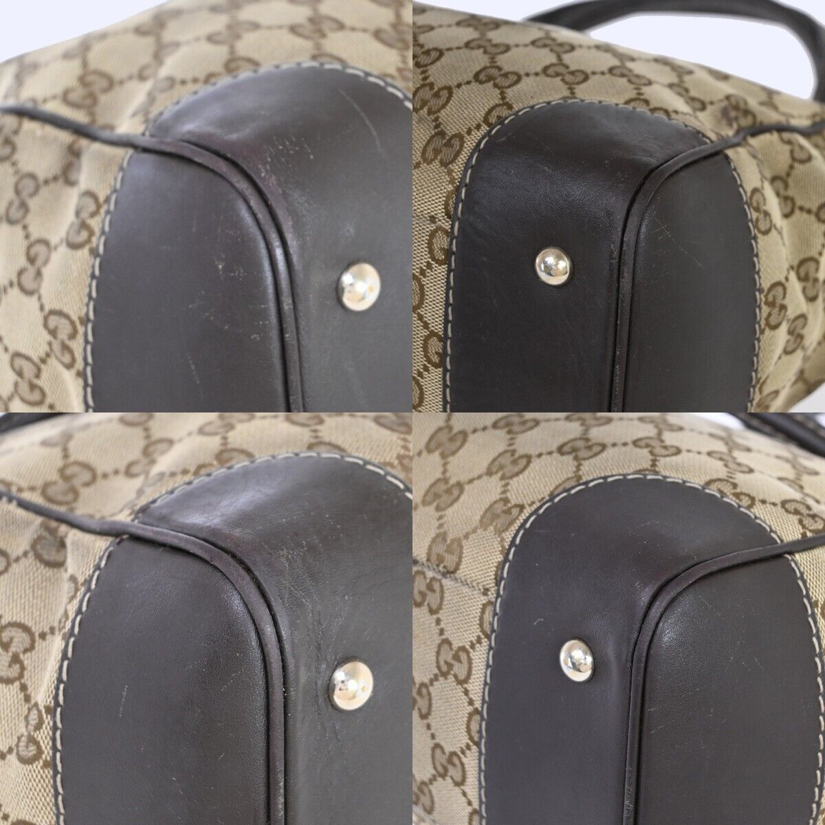 Gucci Ophidia Beige Canvas Handbag (Pre-Owned) Size ONE SIZE - 6 Thumbnail