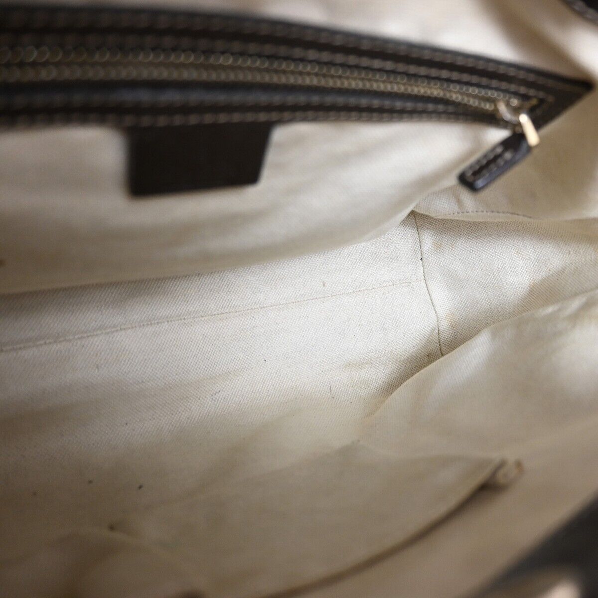 Gucci Ophidia Beige Canvas Handbag (Pre-Owned) Size ONE SIZE - 13 Thumbnail