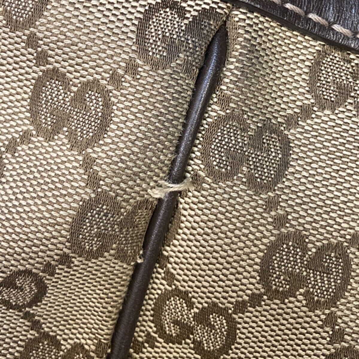 Gucci Ophidia Beige Canvas Handbag (Pre-Owned) Size ONE SIZE - 14 Thumbnail