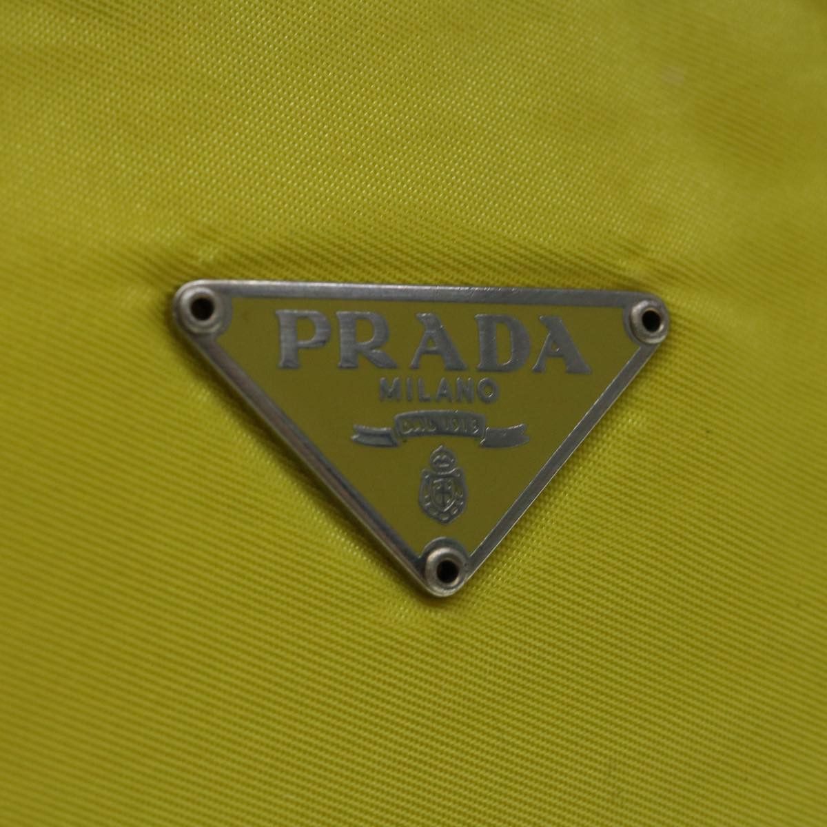 Prada Tessuto Yellow Synthetic Clutch Bag (Pre-Owned) Size ONE SIZE - 20 Thumbnail