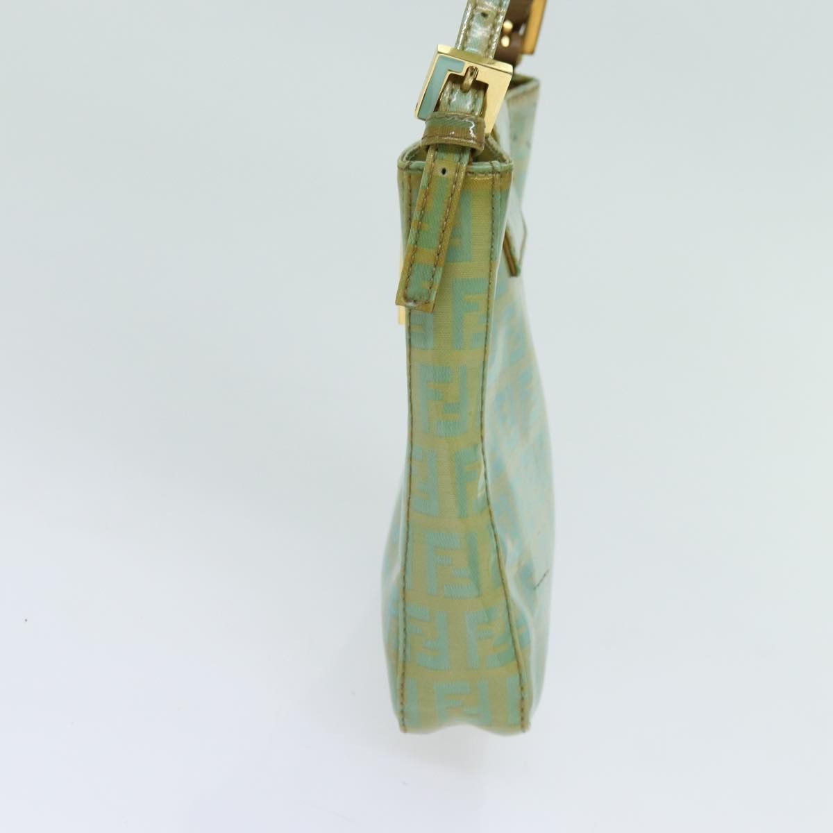 Fendi Zucchino Green Canvas Handbag (Pre-Owned) Size ONE SIZE - 9 Thumbnail