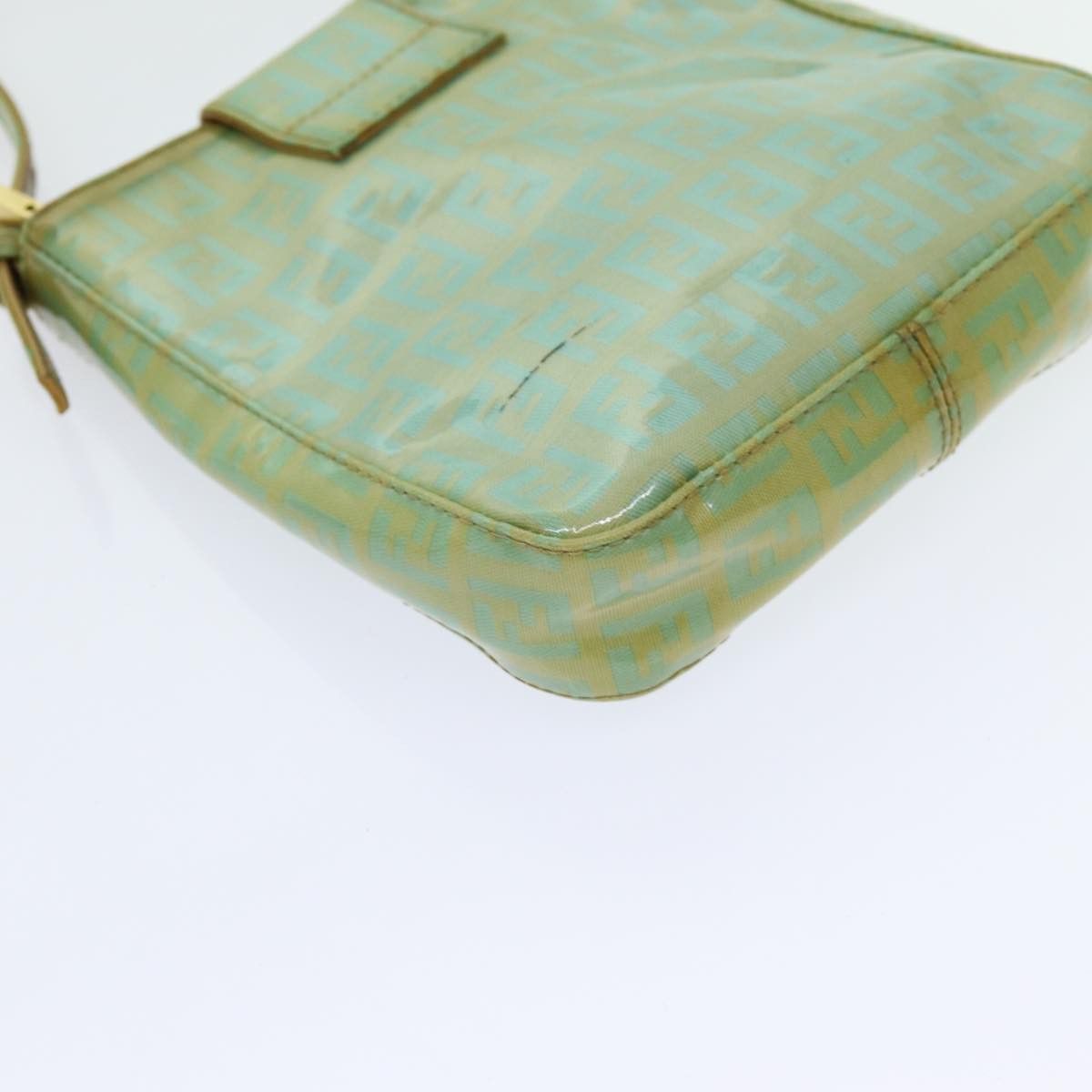 Fendi Zucchino Green Canvas Handbag (Pre-Owned) Size ONE SIZE - 17 Thumbnail