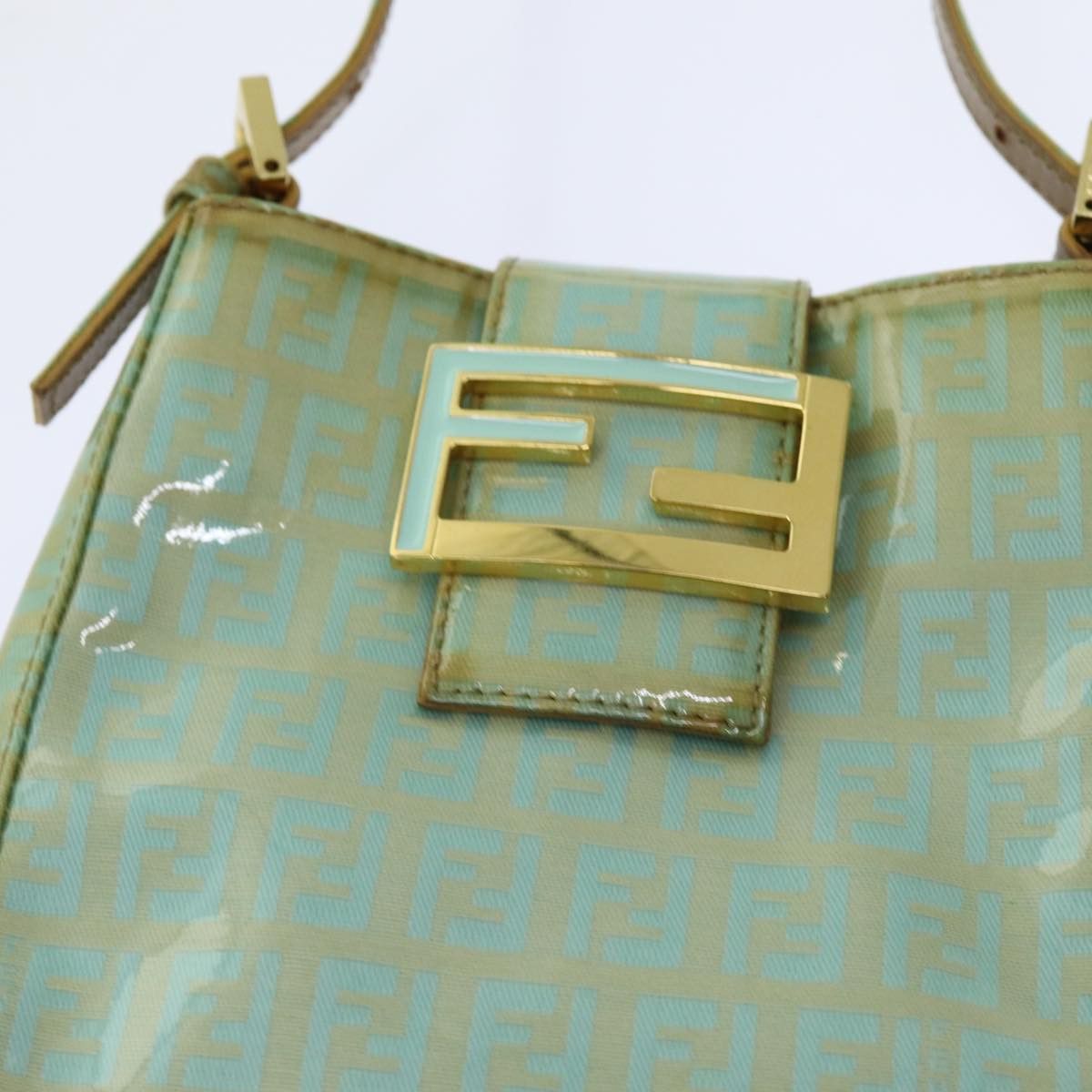 Fendi Zucchino Green Canvas Handbag (Pre-Owned) Size ONE SIZE - 18 Thumbnail