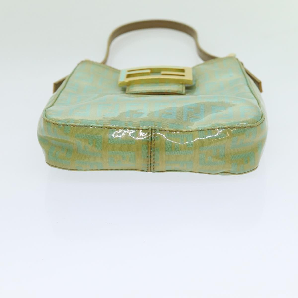Fendi Zucchino Green Canvas Handbag (Pre-Owned) Size ONE SIZE - 3 Thumbnail