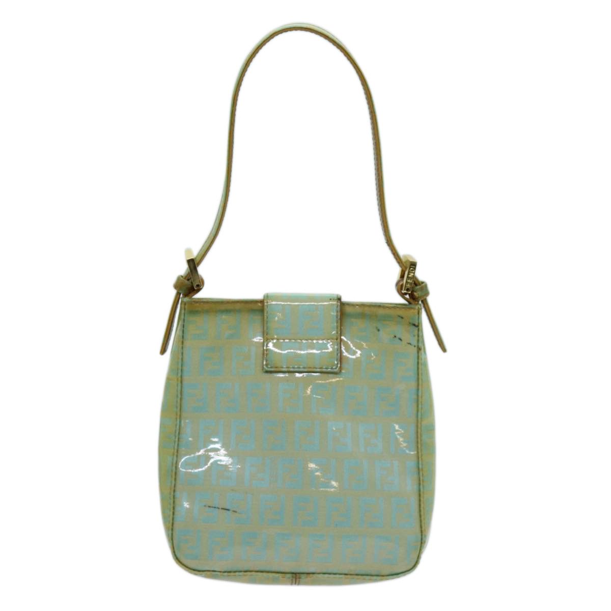 Fendi Zucchino Green Canvas Handbag (Pre-Owned) Size ONE SIZE - 2 Thumbnail