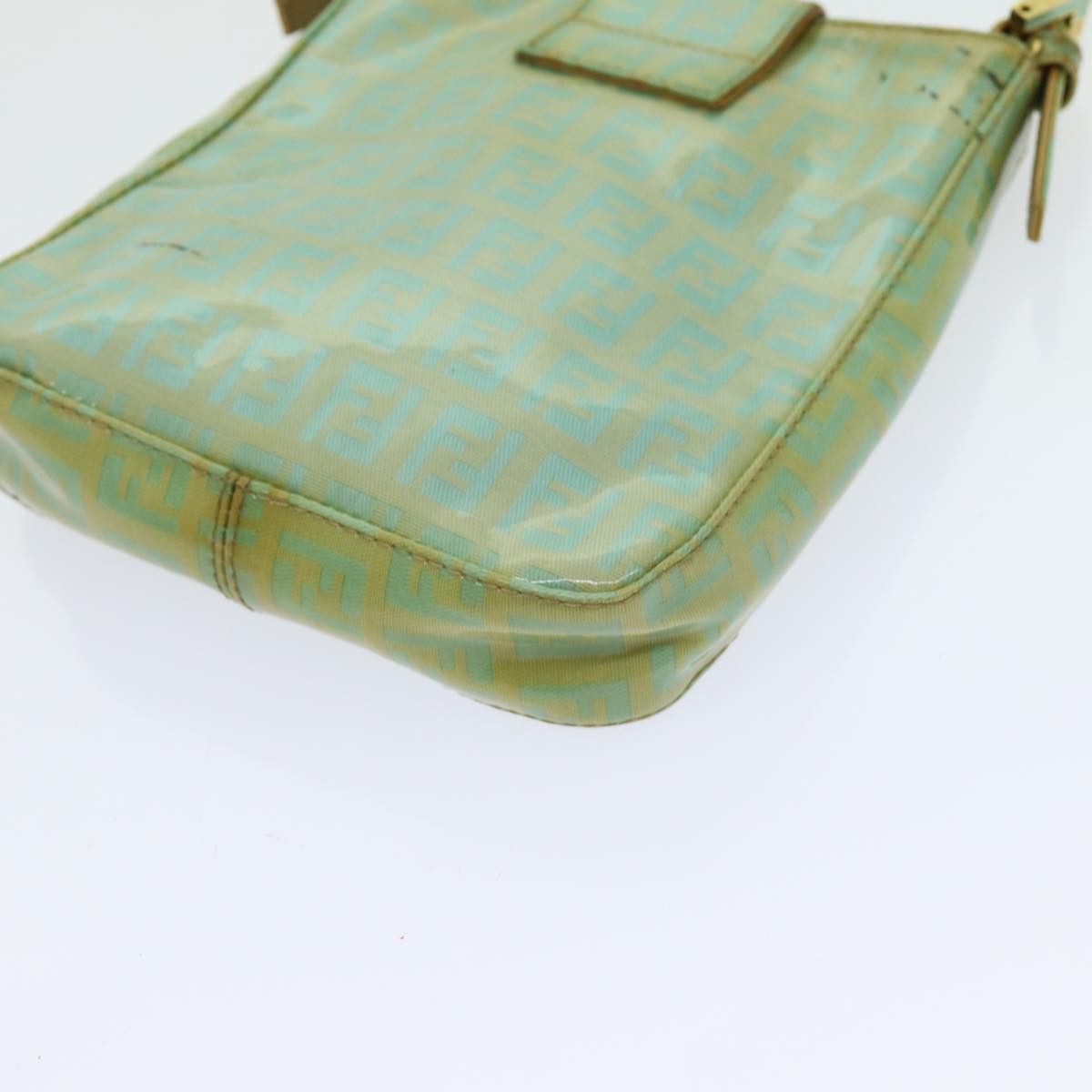 Fendi Zucchino Green Canvas Handbag (Pre-Owned) Size ONE SIZE - 16 Thumbnail