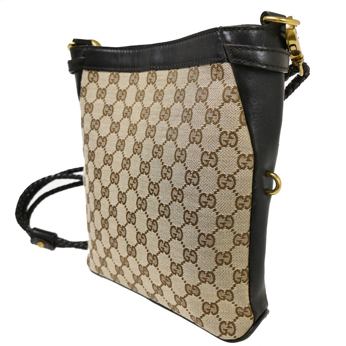 Gucci Beige Canvas Shoulder Bag (Pre-Owned) Size ONE SIZE - 4 Thumbnail