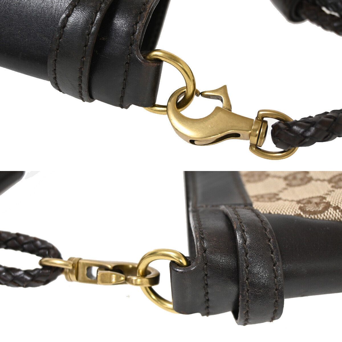 Gucci Beige Canvas Shoulder Bag (Pre-Owned) Size ONE SIZE - 13 Thumbnail