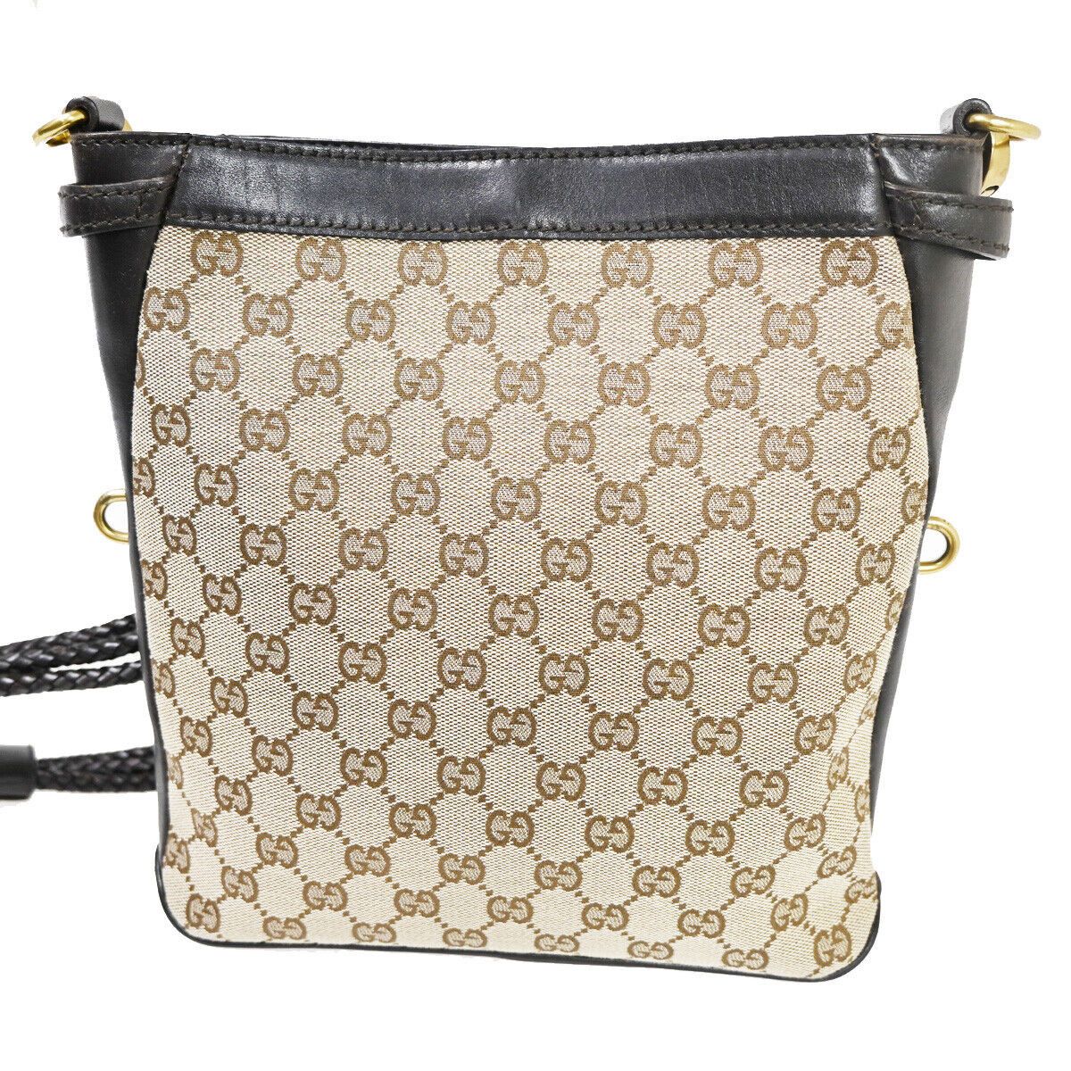 Gucci Beige Canvas Shoulder Bag (Pre-Owned) Size ONE SIZE - 2 Thumbnail