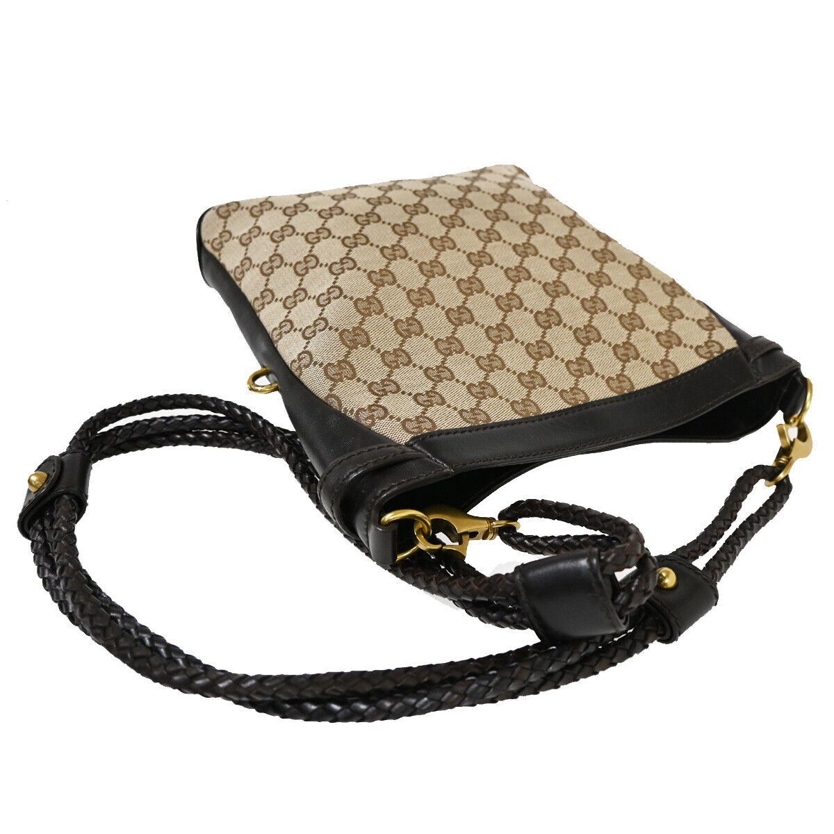 Gucci Beige Canvas Shoulder Bag (Pre-Owned) Size ONE SIZE - 5 Thumbnail