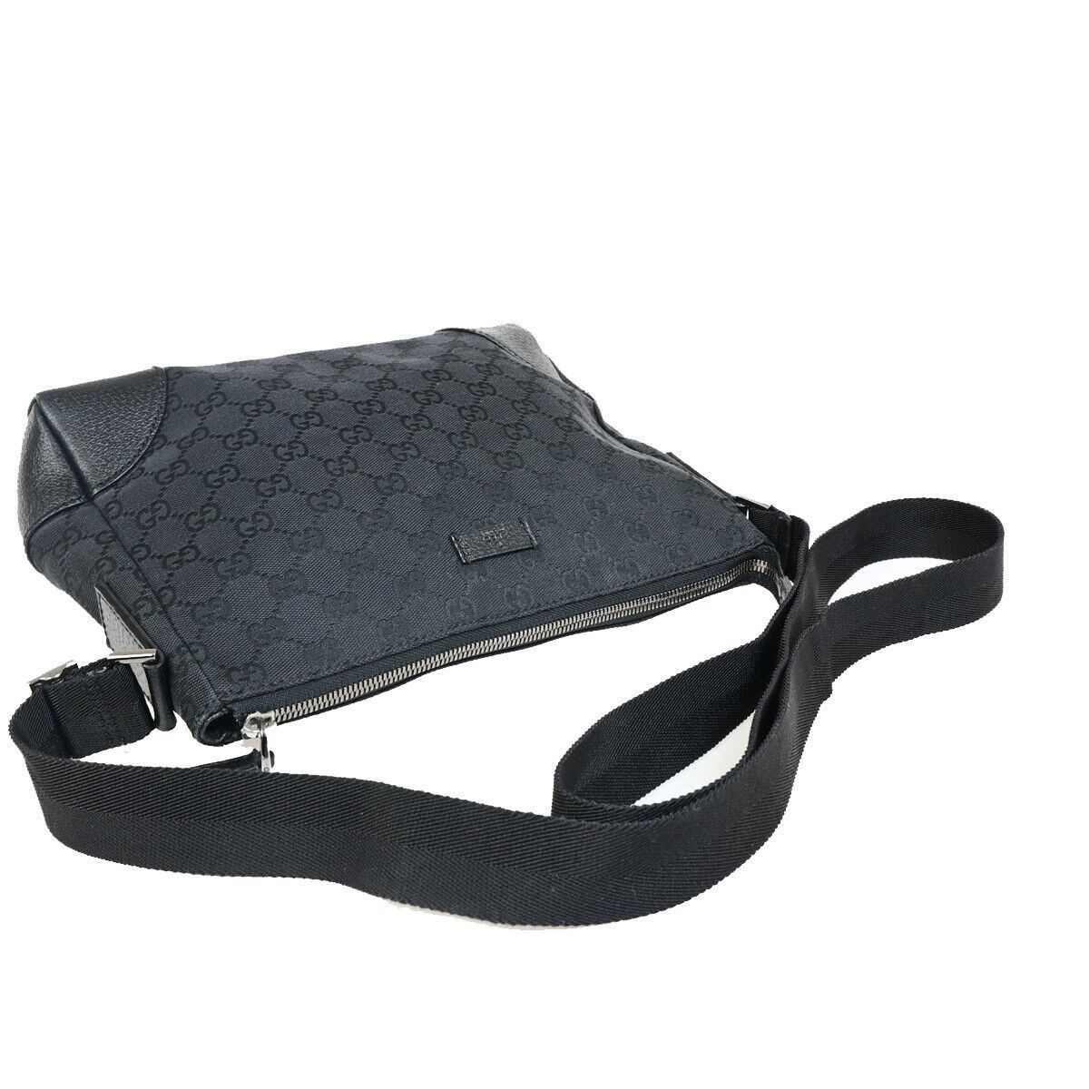 Gucci Gg Canvas Black Canvas Shoulder Bag (Pre-Owned) Size ONE SIZE - 5 Thumbnail