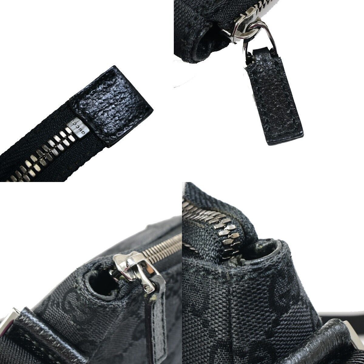 Gucci Gg Canvas Black Canvas Shoulder Bag (Pre-Owned) Size ONE SIZE - 7 Thumbnail